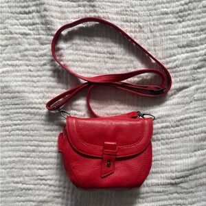 Small Red Cross-body Purse